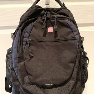 Swiss Gear Laptop Backpack by Wegner, Black&Blue